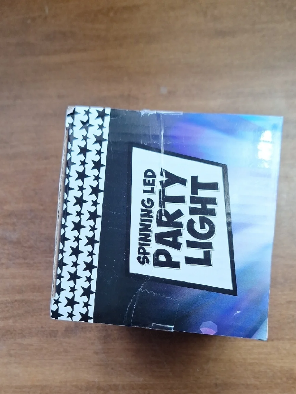 Spinning LED Party Light - Black